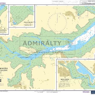 Admiralty 5607 Thames Estuary Small Craft Charts