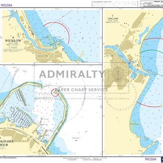 Admiralty 5621 East Coast Ireland Small Craft Charts