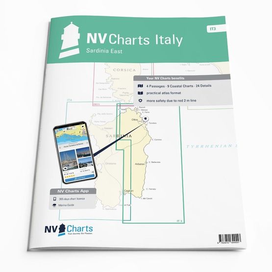 NV Chart Italy IT3: Sardinia East