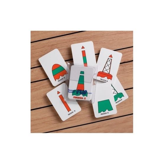 Marine Flip cards IALA System Buoyage (Region B) - Navigation Aids