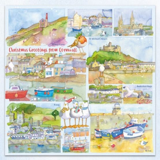 Emma Ball Cornwall Christmas Cards (Pack of 10)