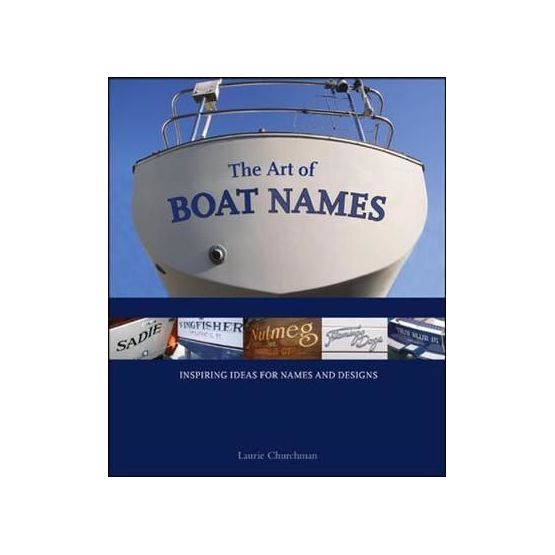The art of boat names (slight fading on binder)