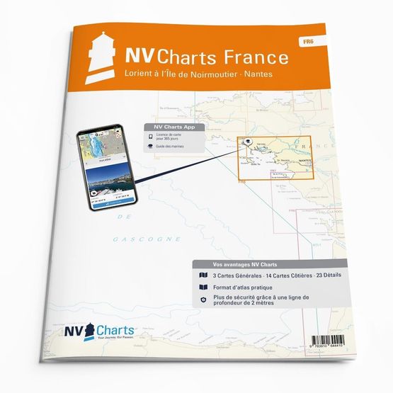 NV Charts France FR6 - Lorient à Île de Noirmoutier - Nantes - 2023