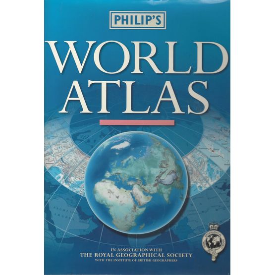 Philips World Atlas (Slight fading/marks on sleeve)