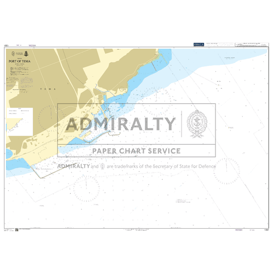1391 International Chart Series, Ghana, Port of Tema Admiralty Chart