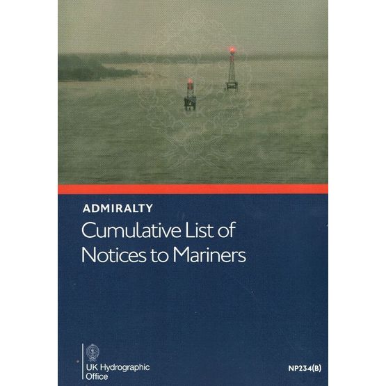 Admiralty NP234(B) Cumulative List of Notices to Mariners: June 2026