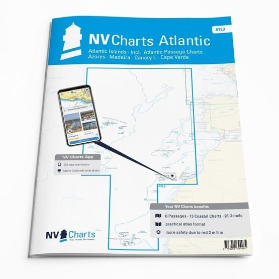 NV Atlas Atlantic ATL 3 Charts - Atlantic Islands (Madeira - Canary Islands - Azores - Cape Verde)