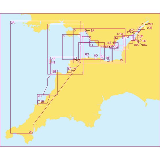 Admiralty 5608_15 Small Craft Chart - Flat Holm to East Usk (Bristol Channel)