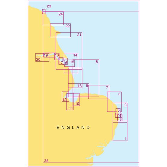 Admiralty 5614_4 Small Craft Chart - Great Yarmouth (East Coast)