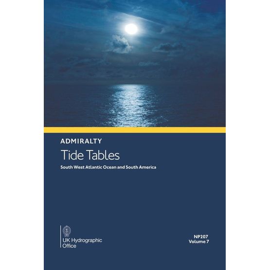 Admiralty NP207-26 Tide Tables: South West Atlantic Ocean and South America (2026)