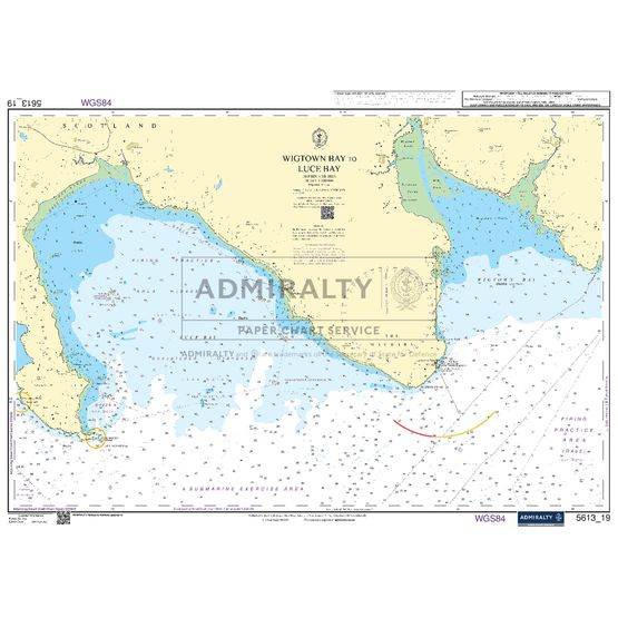 Admiralty 5613_19 Small Craft Chart - Wigtown Bay to Luce Bay (Irish Sea)