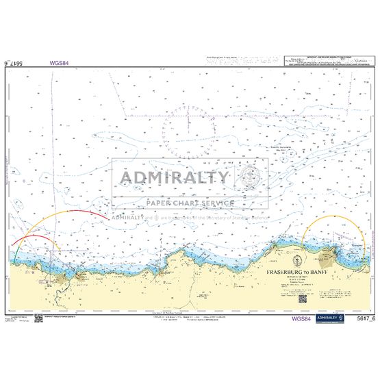 Admiralty 5617_6 Small Craft Chart - Fraserburgh to Banff (East Coast Scotland)