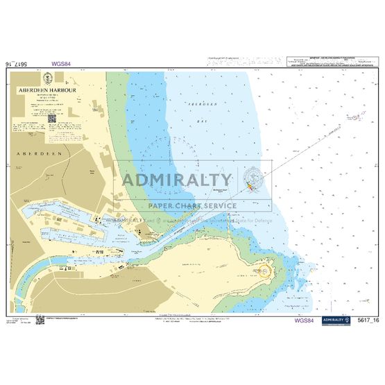 Admiralty 5617_16 Small Craft Chart - Aberdeen Harbour (East Coast Scotland)