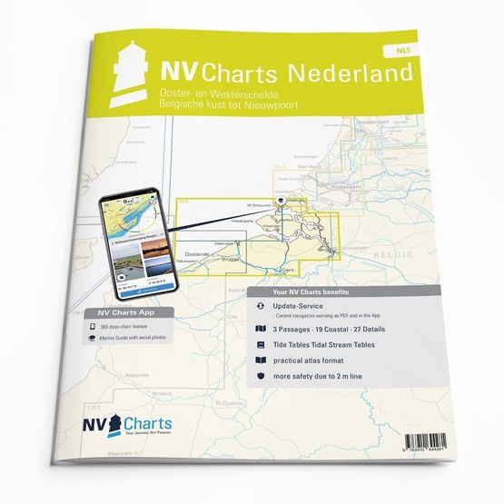 NV Charts Nederland NL5 - Ooster &amp; Westerschelde - 2025