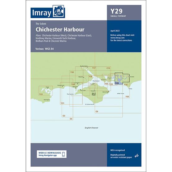 Imray Chart Y29: Chichester Harbour