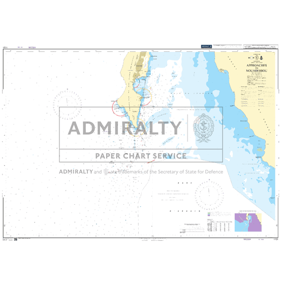 1131 International Chart Series, Africa - West Coast, Approaches to Nouadhibou Admiralty Chart