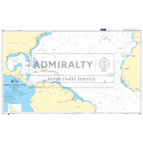 Admiralty 4012 North Atlantic Ocean Southern Part