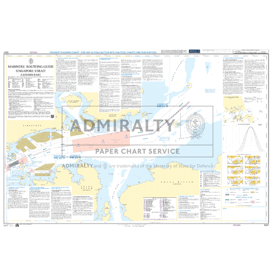 Admiralty 5527 Mariners' Routeing Guide - Singapore Strait Eastern Part