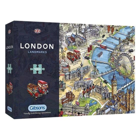 Gibsons London Landmarks 1000 Piece Jigsaw Puzzle