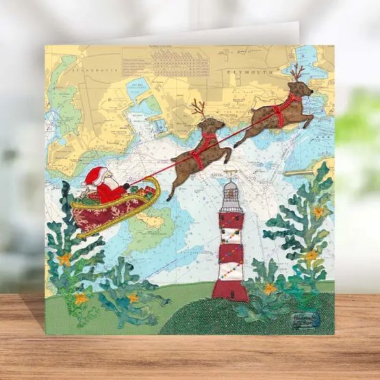 Hannah Wisdom Hoe Hoe Hoe Plymouth Devon Christmas Card