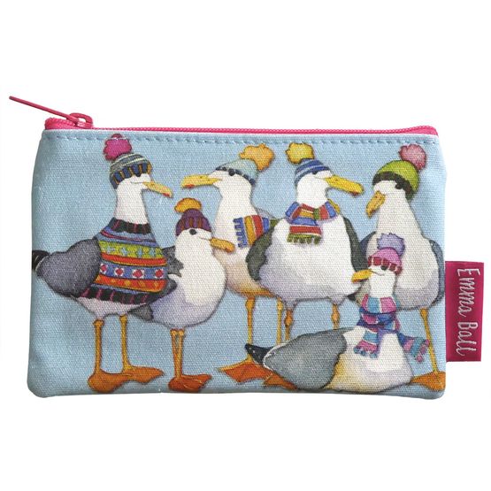 Emma Ball Gulls in Beanies Purse