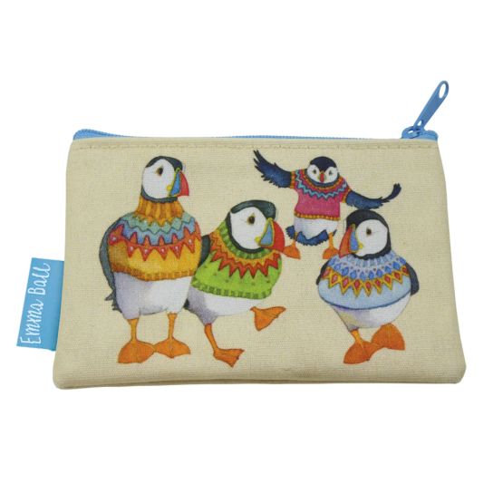 Emma Ball Woolly Puffins Purse
