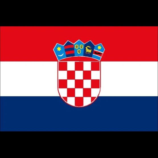 Meridian Zero Croatia Courtesy Flag 30 x 45cm