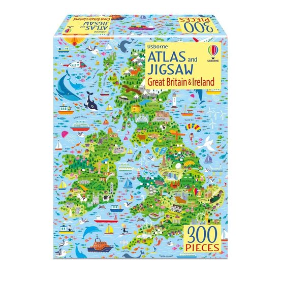 Usborne Atlas and Jigsaw - Great Britain &amp; Ireland