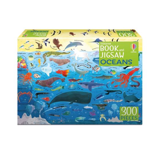 Usborne Book and Jigsaw - Oceans