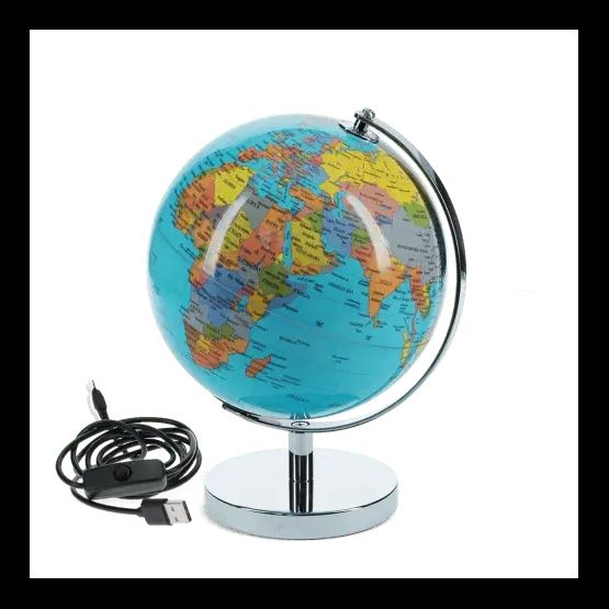 Rex - Usb World Globe Light (14.2cm) - Classic
