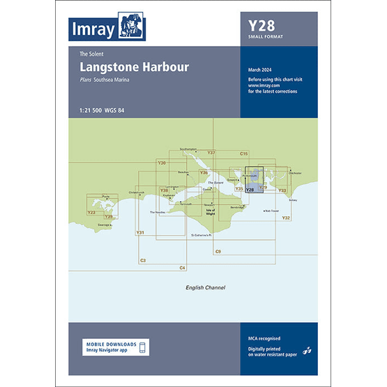 Imray Chart Y28: Langstone Harbour