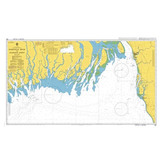 859 Raimangal River to Elephant Point Admiralty Chart