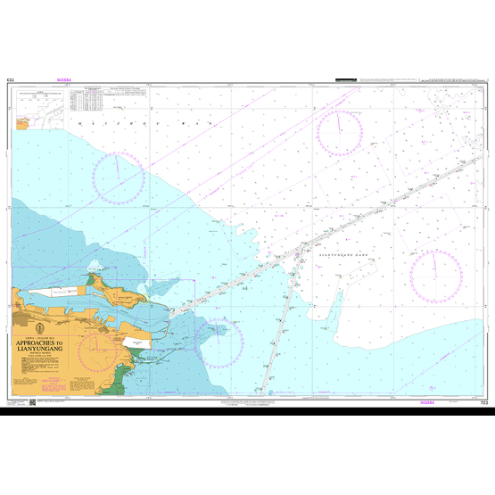 723 China- Yellow Sea, Approaches to Lianyungang Admiralty Chart