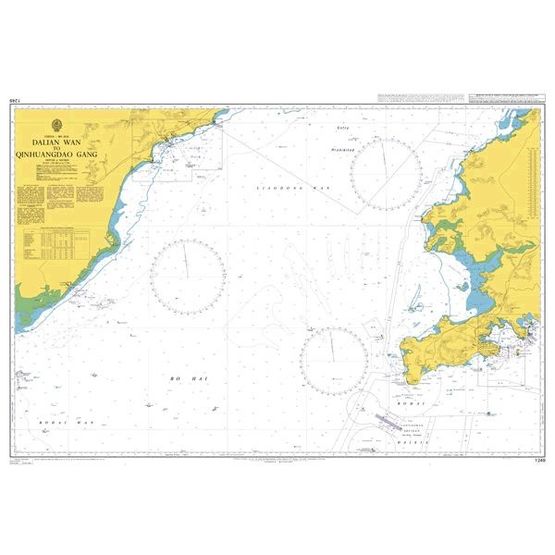 1249 Dalian Wan to Qinhuangdao Gang Admiralty Chart