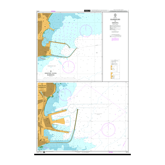 3112 Harbours in Ghana Admiralty Chart