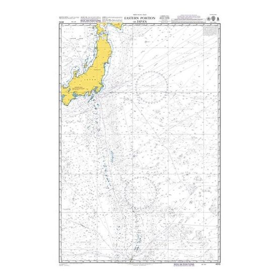 4510 Eastern Portion of Japan Admiralty Chart