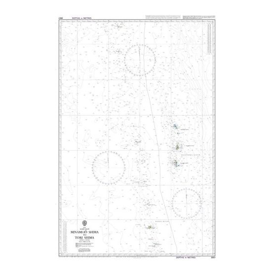 3551 Minami - Io Shima to Tori Shima Admiralty Chart