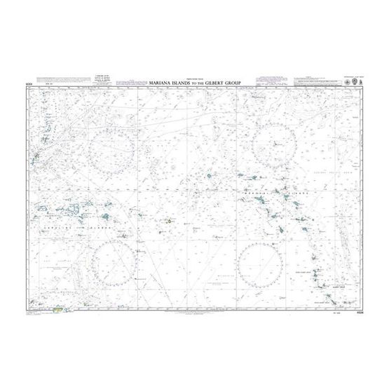4506 Mariana Islands to the Gilbert Group (Kiribati) Admiralty Chart