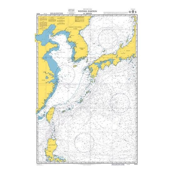 4509 Western Portion of Japan Admiralty Chart