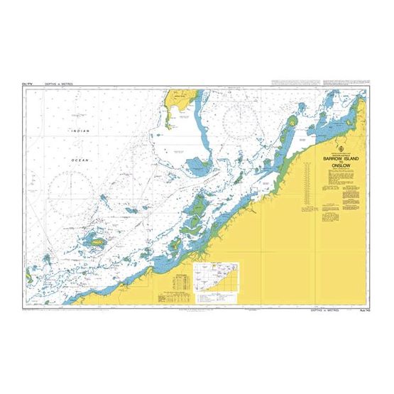AUS743 Barrow Island to Onslow Admiralty Chart