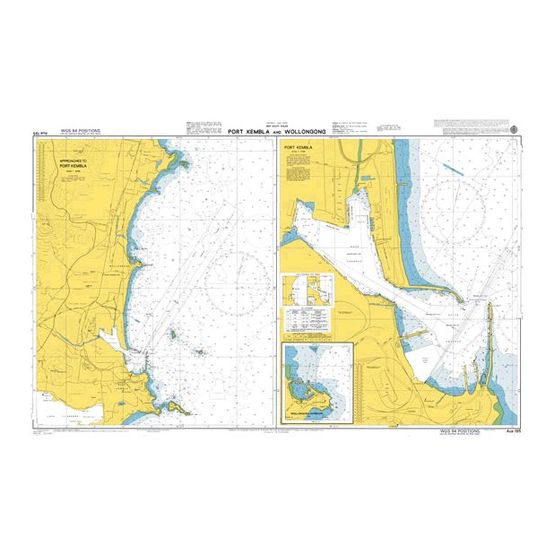 AUS195 Port Kembla and Wollongong Admiralty Chart