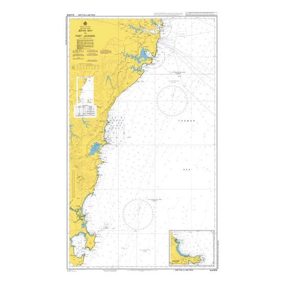 AUS808 Jervis Bay to Port Jackson Admiralty Chart