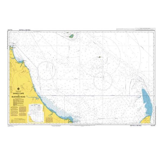 AUS818 Sandy Cape to Bustard Head Admiralty Chart