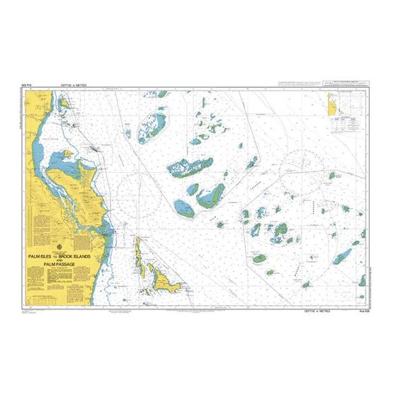 AUS828 Palm Isles to Brook Islands and Palm Passage Admiralty Chart