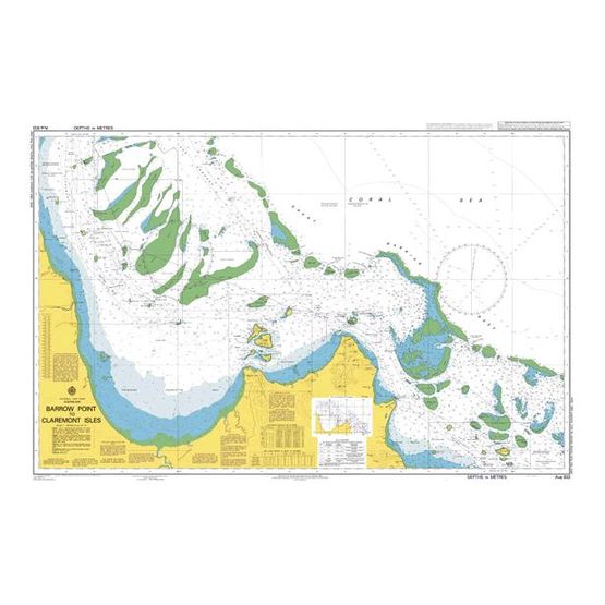 AUS833 Barrow Point to Claremont Isles Admiralty Chart