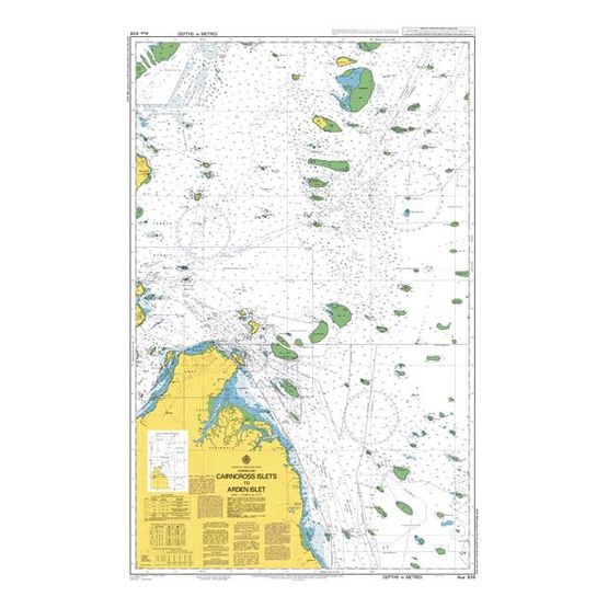 AUS839 Cairncross Islets to Arden Islet Admiralty Chart