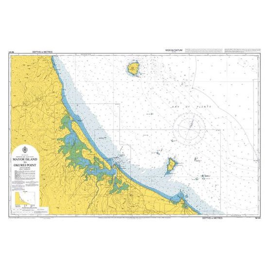 NZ541 Mayor Island to Okurei Point Admiralty Chart