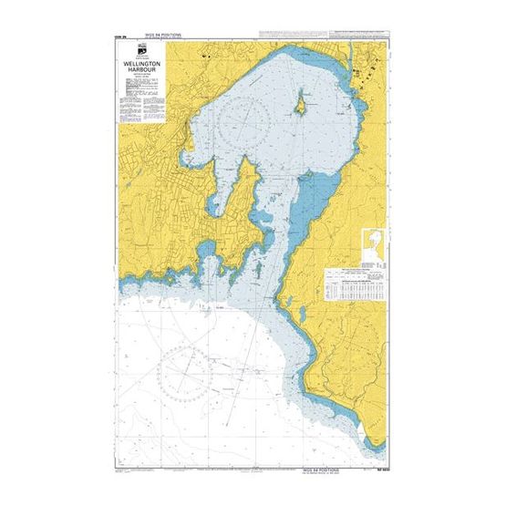 NZ4633 Wellington Harbour Admiralty Chart