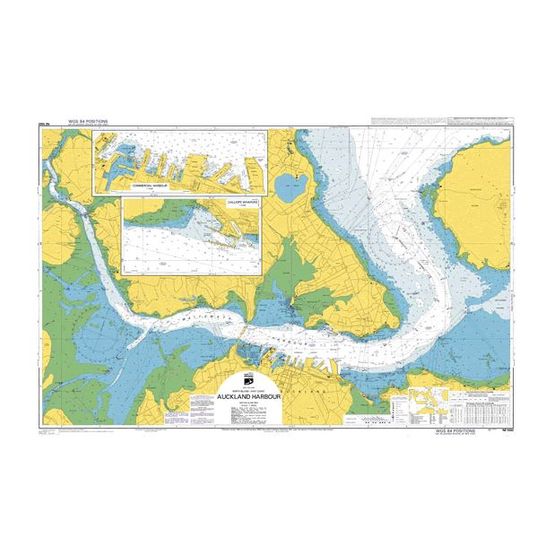 NZ5322 Auckland Harbour Admiralty Chart