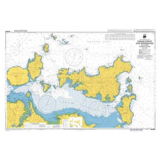 NZ5324 Tamaki Strait and Approaches including Waiheke Island Admiralty Chart